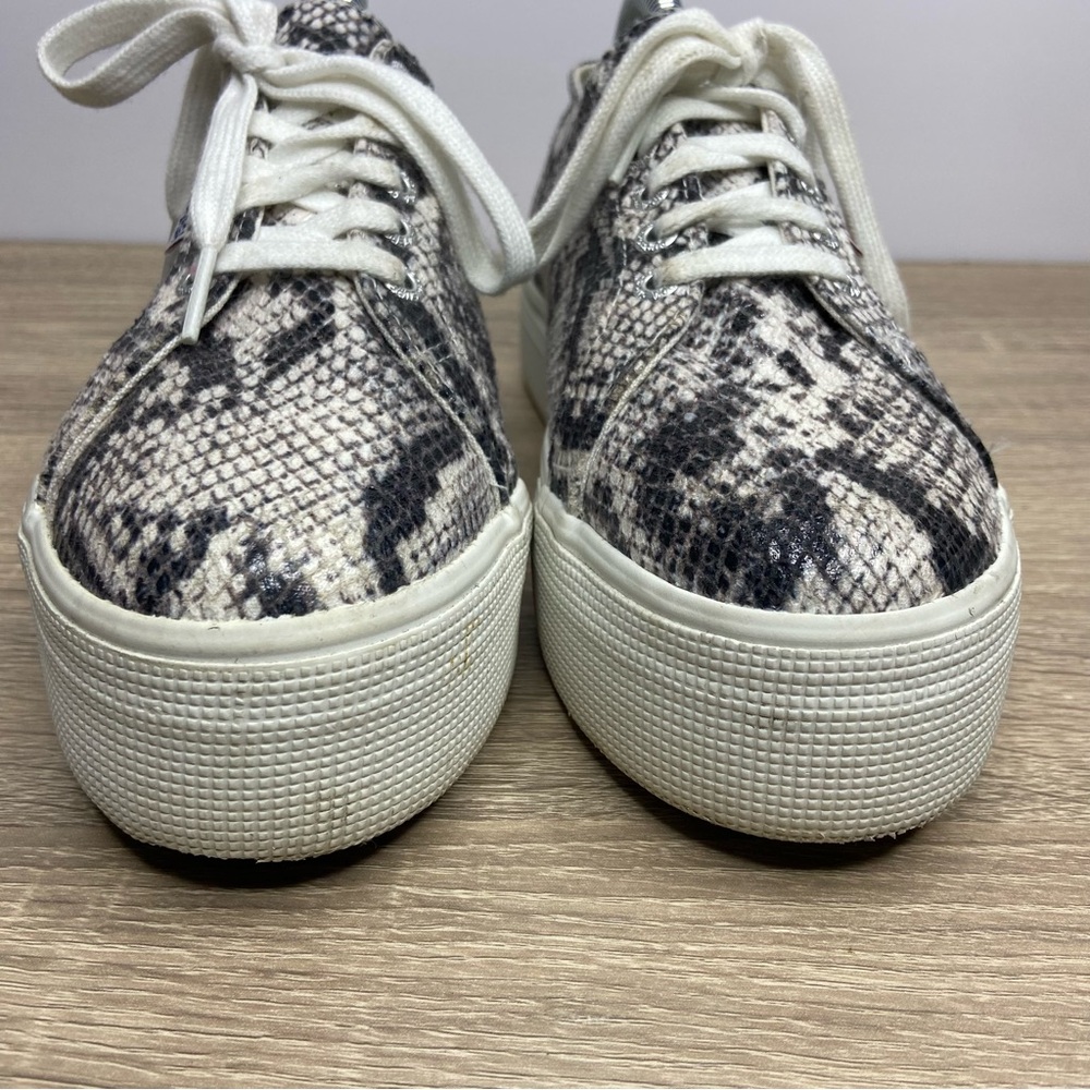 Superga Platform Snakeskin Patterned Sneakers Siz… - image 5